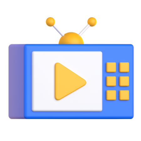 Television Ads  3D Icon