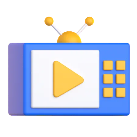 Television Ads  3D Icon