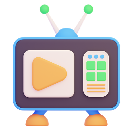 Television Ads  3D Icon