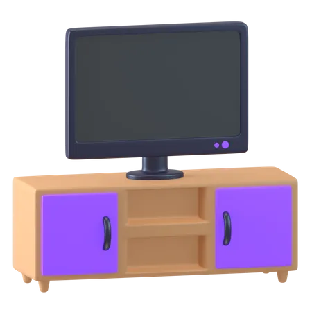 Television Table  3D Icon