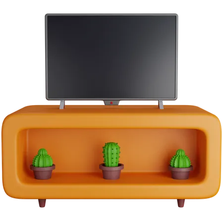 Television Table  3D Icon