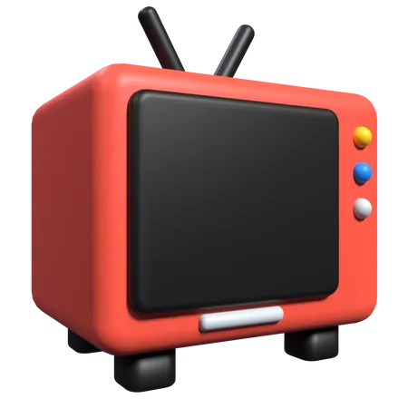 Televisión retro  3D Illustration