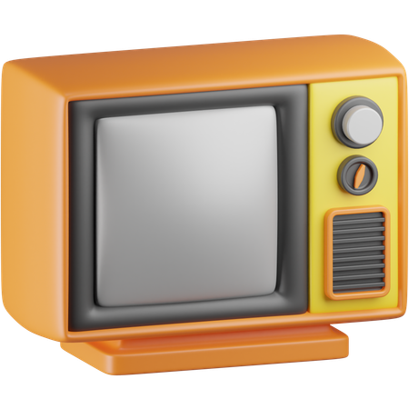 Television antigua  3D Icon