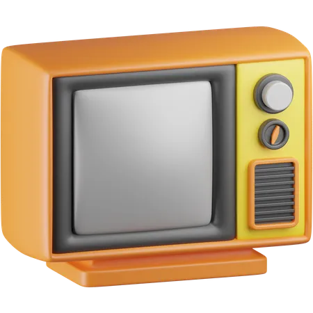 Television antigua  3D Icon