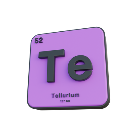 Tellur  3D Illustration