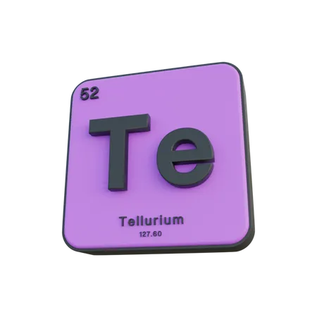 Tellur  3D Illustration