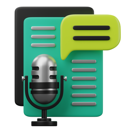 Temas de podcasts  3D Icon