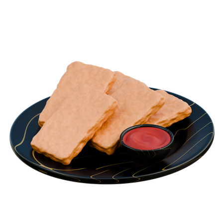 Tempe, nourriture traditionnelle indonésienne  3D Icon