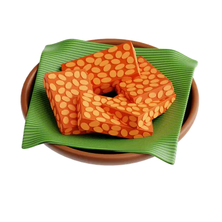 Tempeh  3D Icon