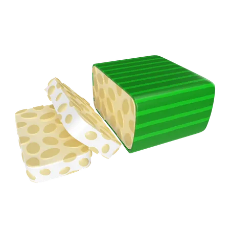 Tempeh  3D Icon