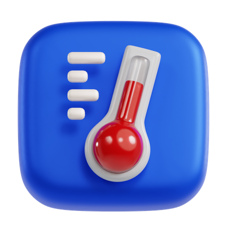 Temperatur  3D Icon