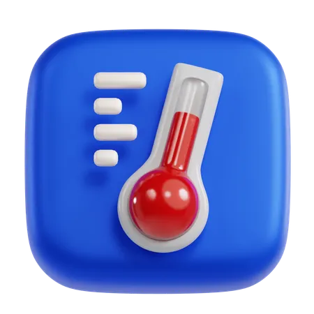 Temperatur  3D Icon