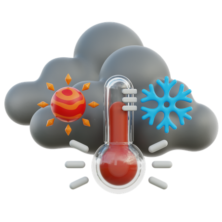 Temperatur  3D Icon