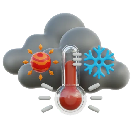 Temperatur  3D Icon