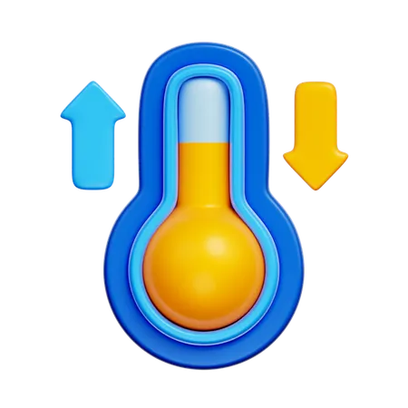 Temperatur  3D Icon