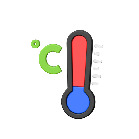 Temperatur Celsius  3D Icon