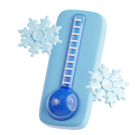 Temperatur Winter  3D Icon