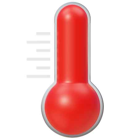 Temperatura caliente  3D Icon