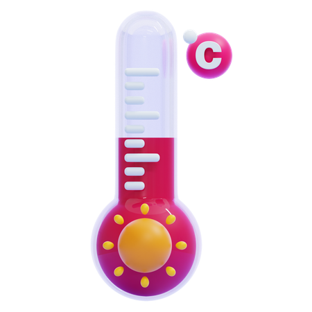 Temperatura caliente  3D Icon