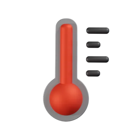 Temperatura caliente  3D Icon