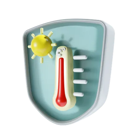 Temperatura caliente  3D Icon