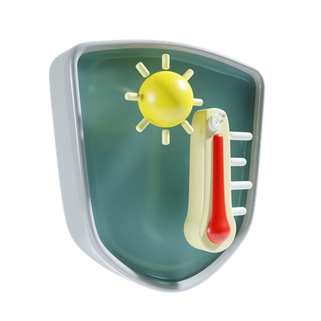 Temperatura caliente  3D Icon