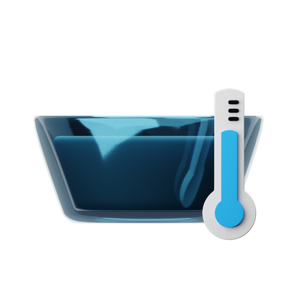 Temperatura de agua  3D Icon