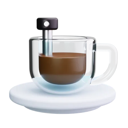 Temperatura del cafe  3D Icon