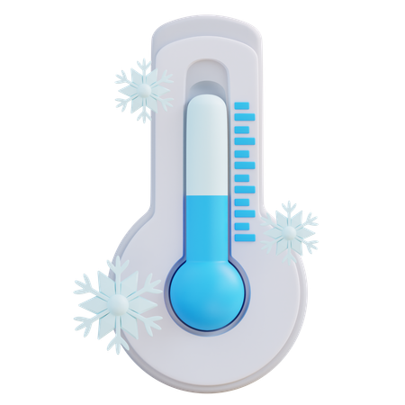 Temperatura fría  3D Icon