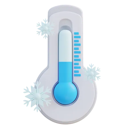 Temperatura fría  3D Icon