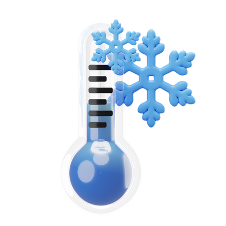 Temperatura fria  3D Icon