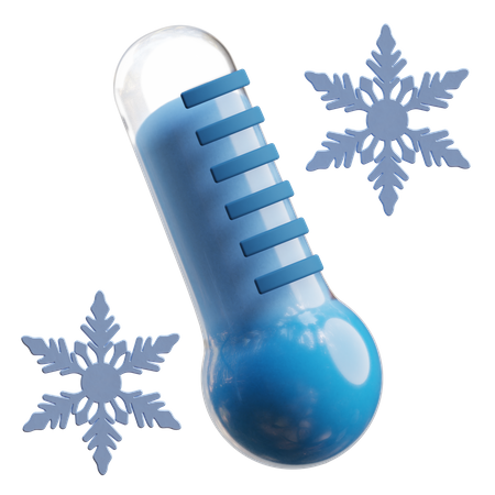 Temperatura fría  3D Icon