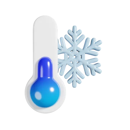 Temperatura fria  3D Illustration