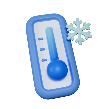 Temperatura fria  3D Icon