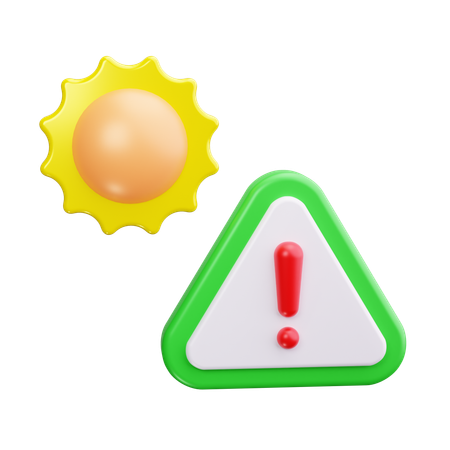 Temperatura de peligro  3D Icon