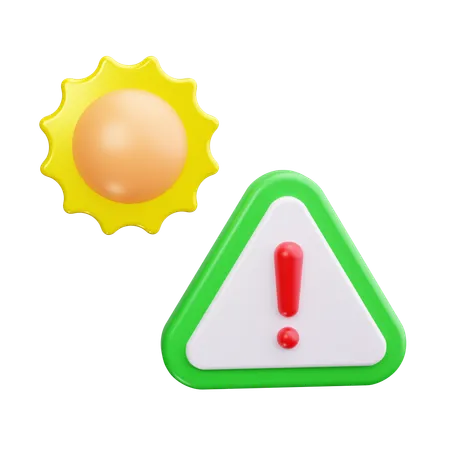 Temperatura de peligro  3D Icon