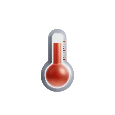 Temperatura quente  3D Icon