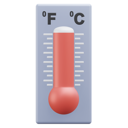 Temperatura quente  3D Icon