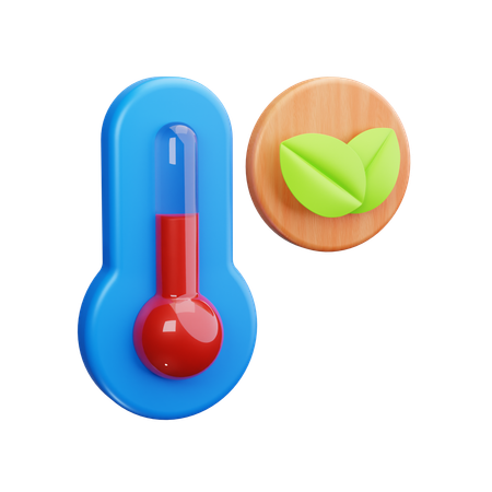 温度  3D Icon