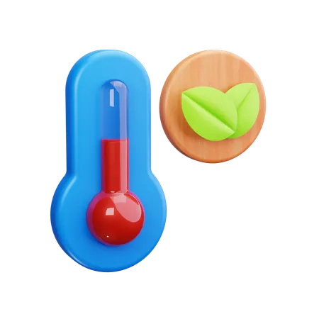 温度  3D Icon
