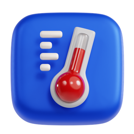 Temperature  3D Icon