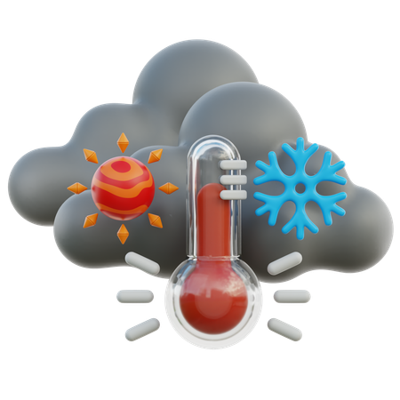 Température  3D Icon