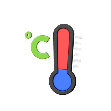 Temperature Celsius  3D Icon