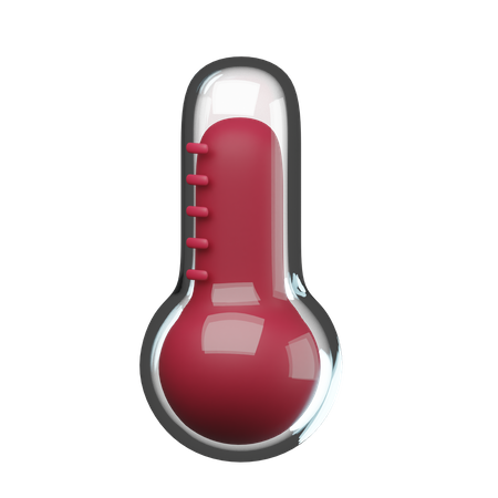 Température chaude  3D Icon