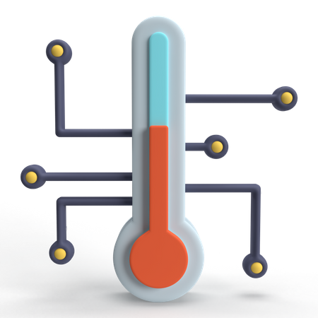 Temperature Control  3D Icon