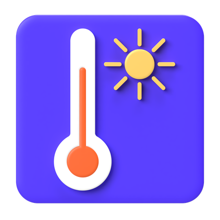 Temperature Control  3D Icon