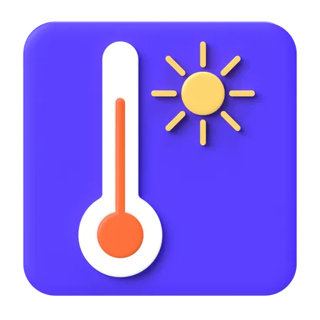 Temperature Control  3D Icon