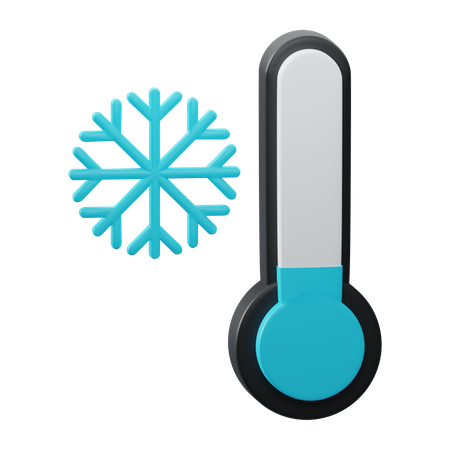 Température froide  3D Icon