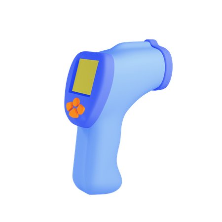 Temperature Gun 3D Illustration
