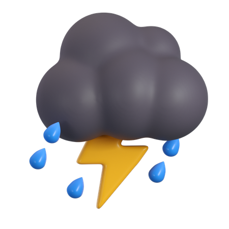 Tempestade  3D Icon